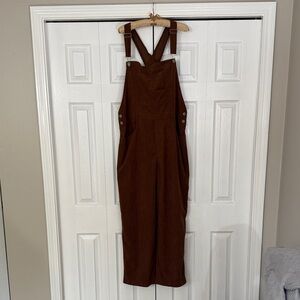 Brown Corduroy Overalls